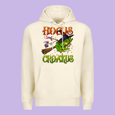 Hocus Croakus Premium Hoodie Designed By Bundleandbundleshop