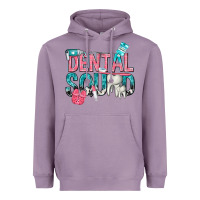 Lavender dental squad with cowhide Heavyweight Hoodie - texasbilliewilder