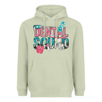 Matcha dental squad with cowhide Heavyweight Hoodie - texasbilliewilder