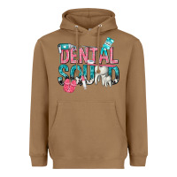 Toasted Coconut dental squad with cowhide Heavyweight Hoodie - texasbilliewilder
