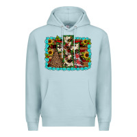 Blue Mist Christmas cross Premium Hoodie - JahusDesignShop
