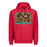 Cardinal Christmas cross Premium Hoodie - JahusDesignShop