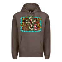Coffee Christmas cross Premium Hoodie - JahusDesignShop