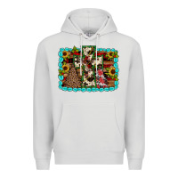 Dove Grey Christmas cross Premium Hoodie - JahusDesignShop