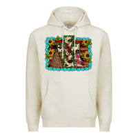 Oatmeal Heather Christmas cross Premium Hoodie - JahusDesignShop