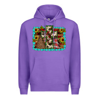 Purple Christmas cross Premium Hoodie - JahusDesignShop