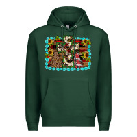 Sports Green Christmas cross Premium Hoodie - JahusDesignShop