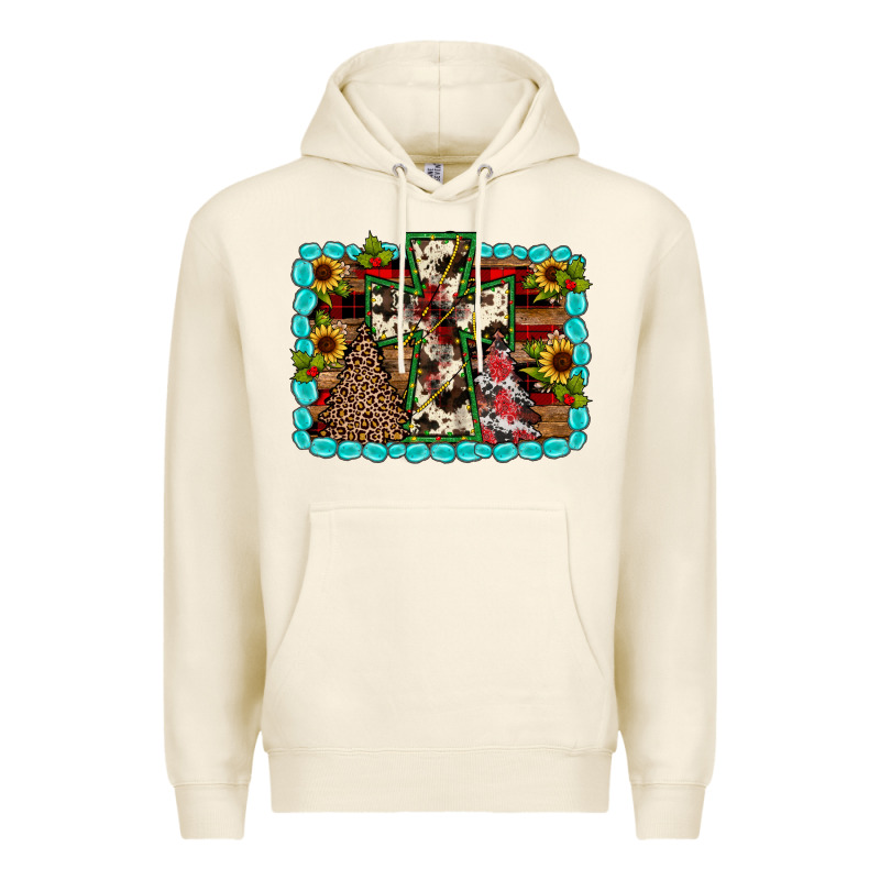 Christmas Cross Premium Hoodie by JahusDesignShop | Teevron