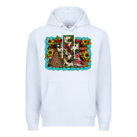 White Christmas cross Premium Hoodie - JahusDesignShop