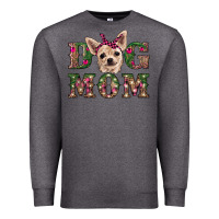 Charcoal Heather christmas dog mom chihuahua Premium Sweatshirt - RanaPortraitStore