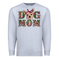 Heather Grey christmas dog mom chihuahua Premium Sweatshirt - RanaPortraitStore
