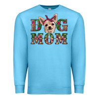 Ocean Blue christmas dog mom chihuahua Premium Sweatshirt - RanaPortraitStore