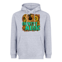Heather Grey country music western Heavyweight Hoodie - texasbilliewilder