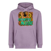 Lavender country music western Heavyweight Hoodie - texasbilliewilder