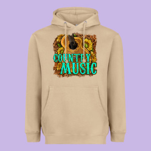 Country Music Western Heavyweight Hoodie Designed By Texasbilliewilder