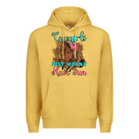 Antique Gold cowgirls just wanna have fun Premium Hoodie - Artiststas