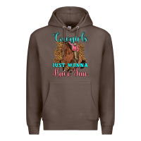 Coffee cowgirls just wanna have fun Premium Hoodie - Artiststas