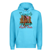 Ocean Blue cowgirls just wanna have fun Premium Hoodie - Artiststas