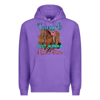 Purple cowgirls just wanna have fun Premium Hoodie - Artiststas