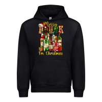 Black merry drunk im christmas Urban Hoodie - AdoDesignShop
