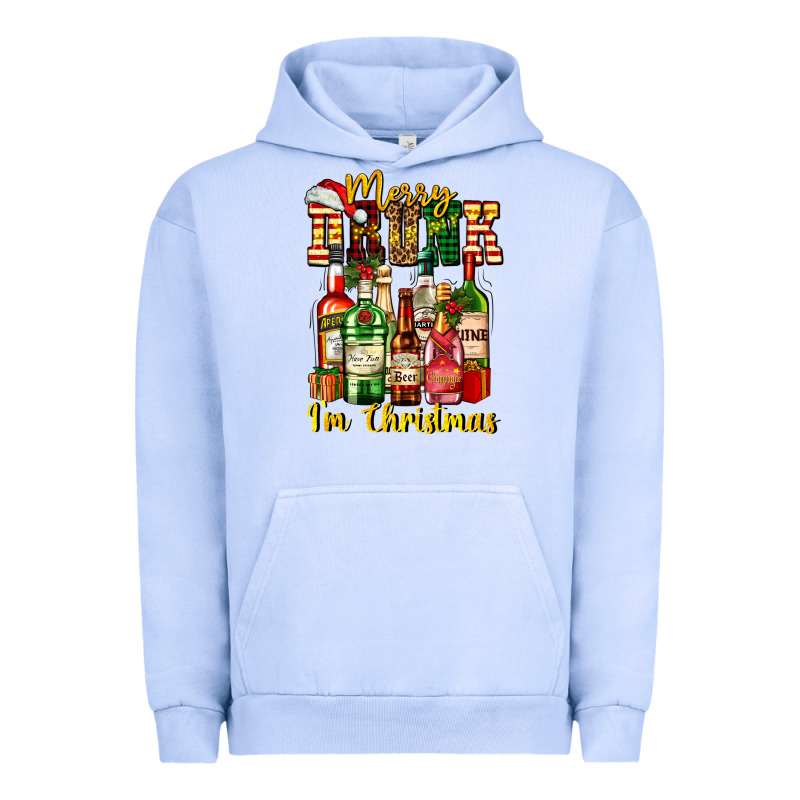 Merry Drunk Im Christmas Urban Hoodie by AdoDesignShop | Teevron