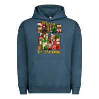 Pigment Midnight Navy merry drunk im christmas Urban Hoodie - AdoDesignShop