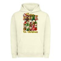 Pigment Pistachio merry drunk im christmas Urban Hoodie - AdoDesignShop