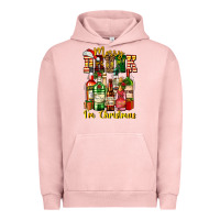 Pigment Salmon merry drunk im christmas Urban Hoodie - AdoDesignShop