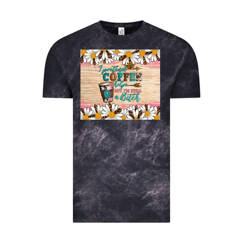 I Pretend Coffee Helps But I'm Still A Bitch Vintage Tee by Artiststas | Teevron