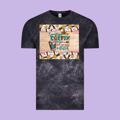 I Pretend Coffee Helps But I'm Still A Bitch Vintage Tee Designed By Artiststas