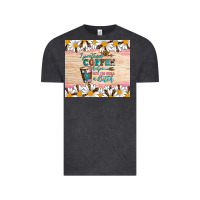 Vintage Black i pretend coffee helps but i'm still a bitch Vintage Tee - Artiststas