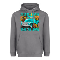 Storm country roads take me home western Heavyweight Hoodie - texasbilliewilder