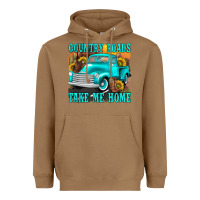 Toasted Coconut country roads take me home western Heavyweight Hoodie - texasbilliewilder