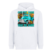 White country roads take me home western Heavyweight Hoodie - texasbilliewilder