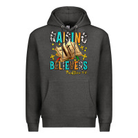 Charcoal Heather Raising believers matthew 4 17 Premium Hoodie - AdoDesignShop