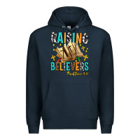 Navy Raising believers matthew 4 17 Premium Hoodie - AdoDesignShop