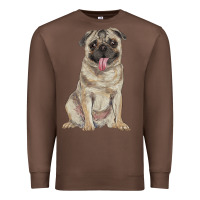 Chestnut pug Premium Sweatshirt - RanaPortraitStore