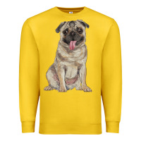Lemon pug Premium Sweatshirt - RanaPortraitStore