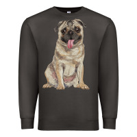 Smoke pug Premium Sweatshirt - RanaPortraitStore
