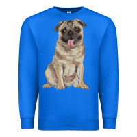 True Royal pug Premium Sweatshirt - RanaPortraitStore