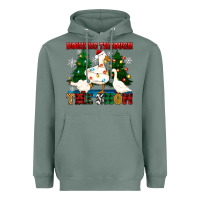 Sage honking through the snow Heavyweight Hoodie - Zillion Design Studio
