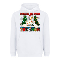 White honking through the snow Heavyweight Hoodie - Zillion Design Studio