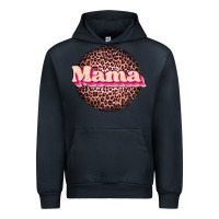 Navy mama leopard Urban Hoodie - JahusDesignShop