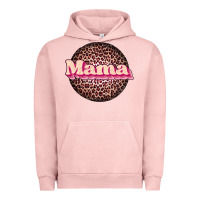Pigment Salmon mama leopard Urban Hoodie - JahusDesignShop