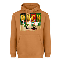 Meerkat christmas duck the halls Heavyweight Hoodie - Zillion Design Studio