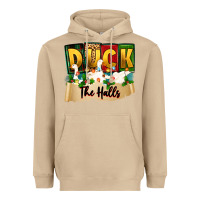 Mushroom christmas duck the halls Heavyweight Hoodie - Zillion Design Studio