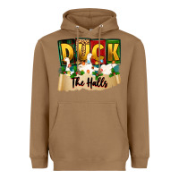 Toasted Coconut christmas duck the halls Heavyweight Hoodie - Zillion Design Studio