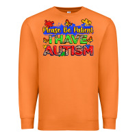 Carrot please be patient i have autism Premium Sweatshirt - Zillion Design Studio