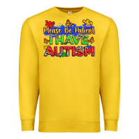 Lemon please be patient i have autism Premium Sweatshirt - Zillion Design Studio