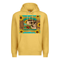 Antique Gold dead tired fueled by coffee Premium Hoodie - Artiststas